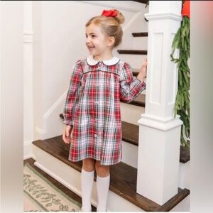 TBBC Tabitha's Teacher's Pet Long Sleeve Dress | Keene Place Plaid/Newport Night